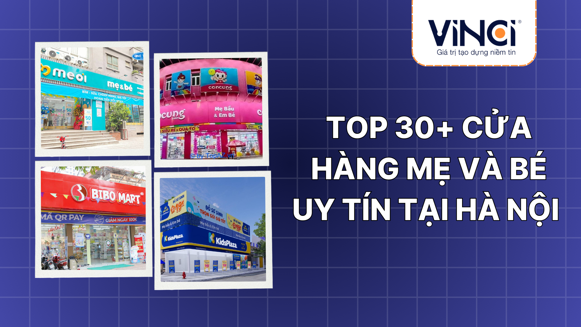 TOP CỦA HÀNG MẸ BÉ - BÌA