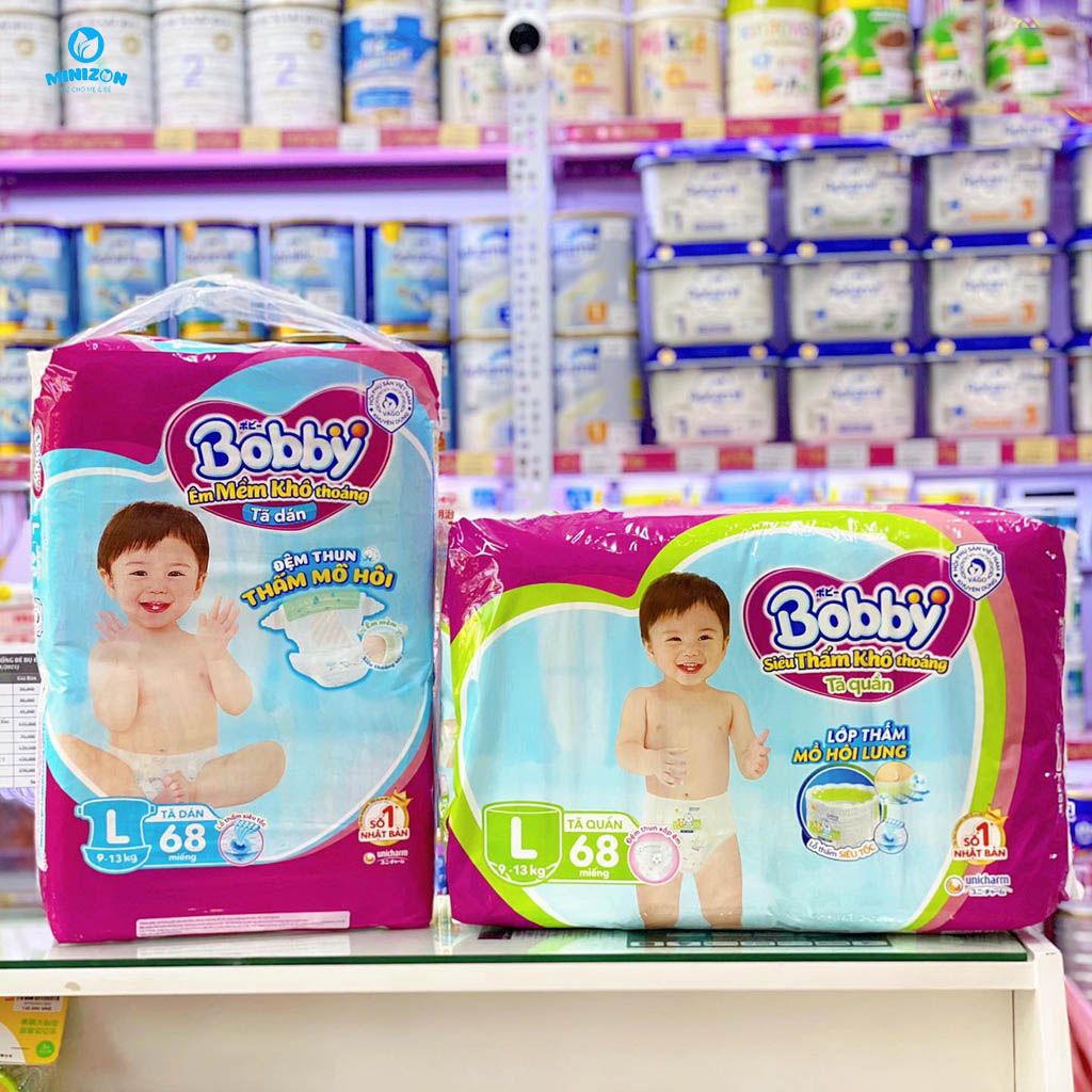 Bỉm Bobby tã dán - Bỉm Bobby tã quần
