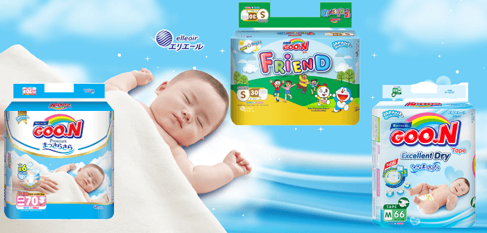 Tã bỉm Goo.n thương hiệu Nhật Bản