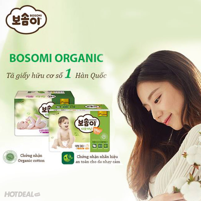 Bỉm Bosomi Organic Hàn Quốc