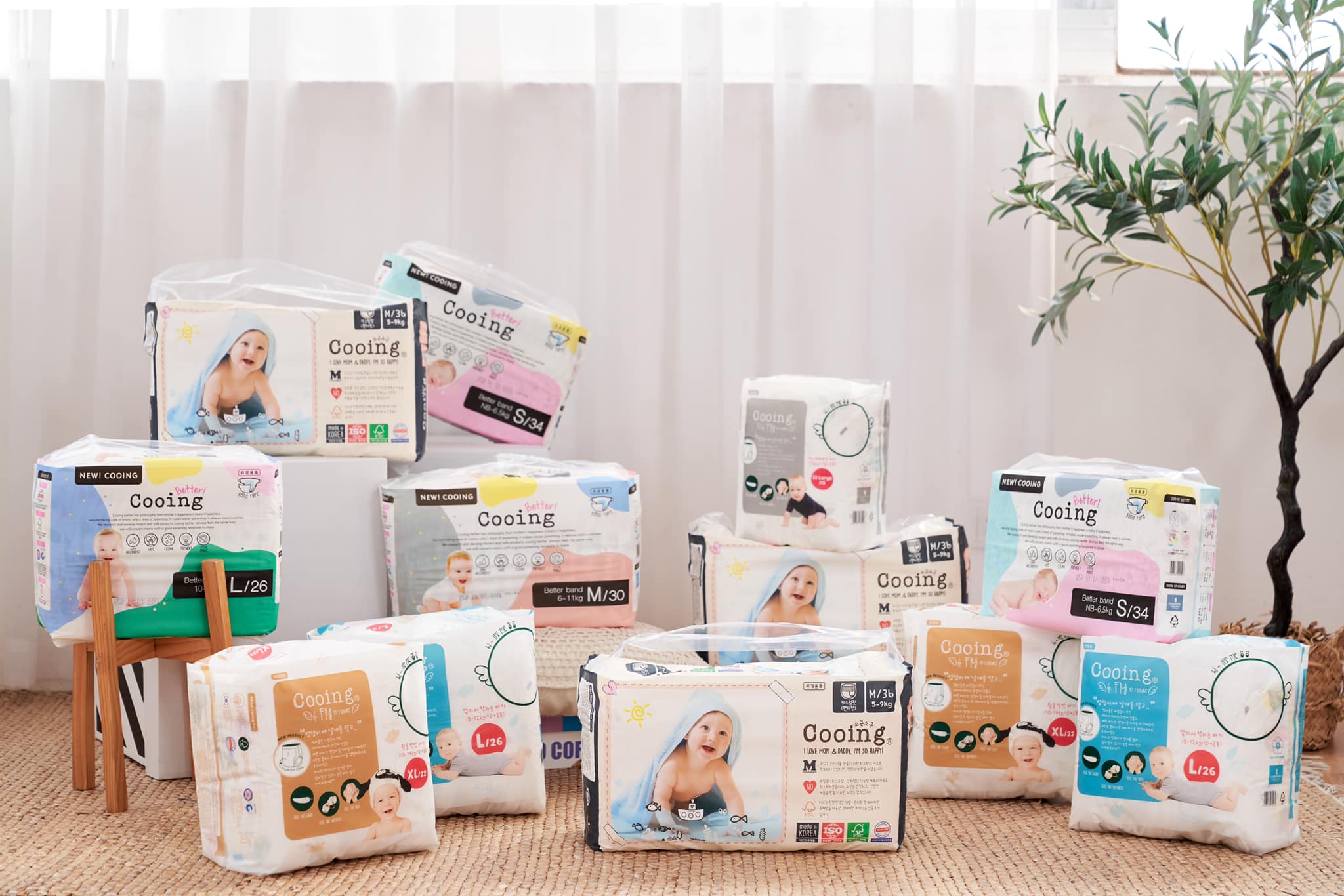 Bỉm Cooing Baby nội địa Hàn Quốc