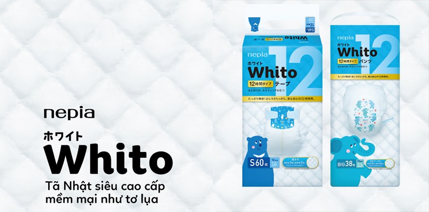Bỉm Whito thương hiệu Nhật Bản