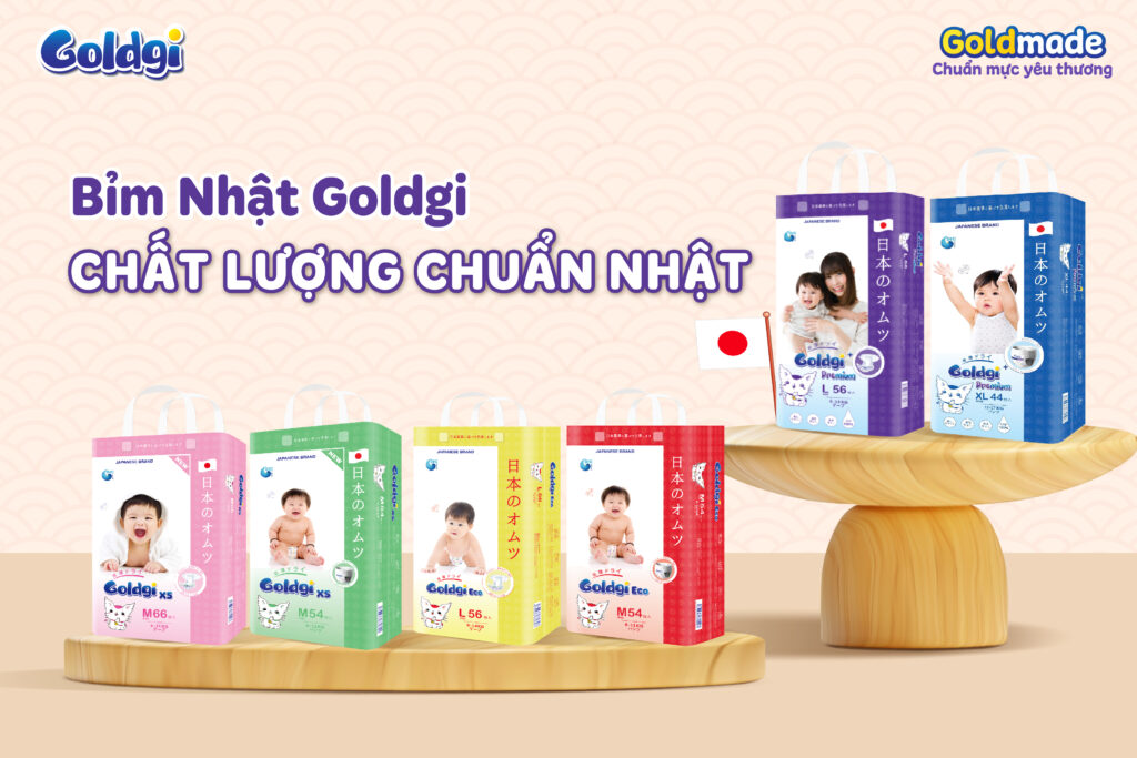 Bỉm Goldgi thương hiệu Nhật Bản