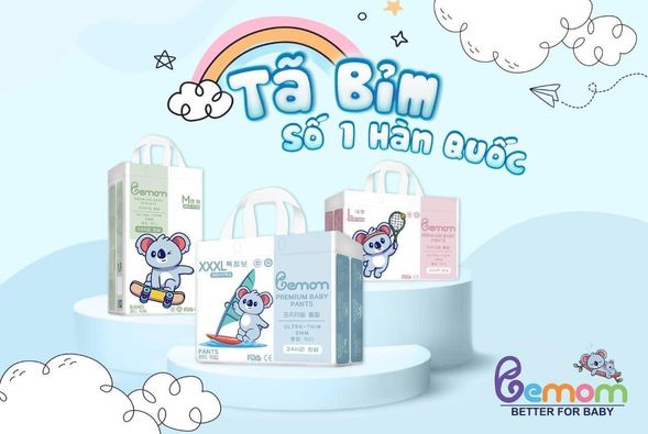 Tã bỉm Bemom Hàn Quốc